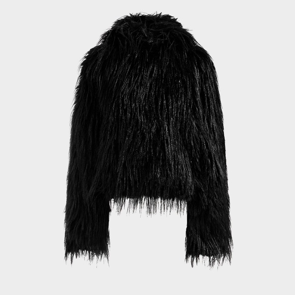 NWT Rudsak Ellison Shaggy Faux Fur Oversize Hoodie - Picture 7 of 16